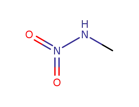 Molecular Structure of 598-57-2 (N-nitromethylamine)