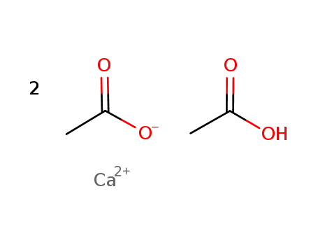 calcium acetate acetic acid solvate