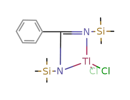 N,N'-bis(trimethylsilyl)benzamidinato thallium dichloride