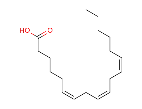 Molecular Structure of 506-26-3 (gamma-Linolenic acid)