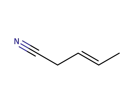 Molecular Structure of 16529-66-1 (3-PENTENENITRILE)