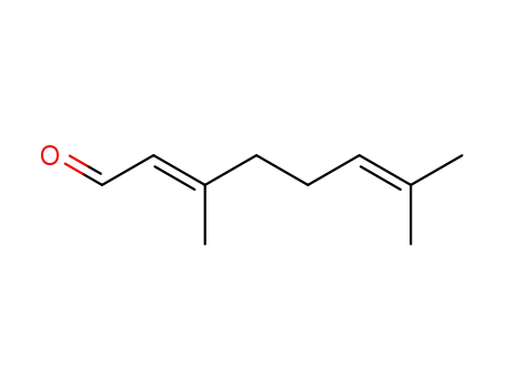 Molecular Structure of 141-27-5 (trans-Citral  = trans-3,7-Dimethyl-octa-2,6-dien-1-al)