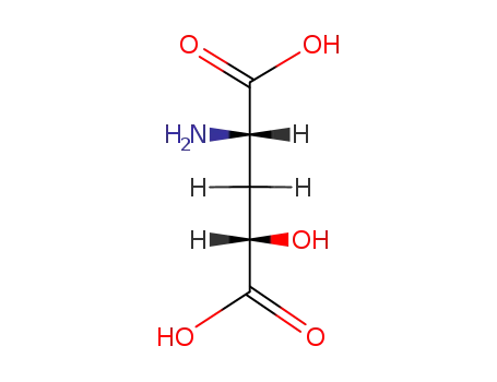 Molecular Structure of 3913-68-6 (H-(2S,4S)-GAMMA-HYDROXY-GLU-OH)