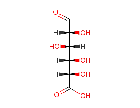 Molecular Structure of 6556-12-3 (D-Glucuronic acid)