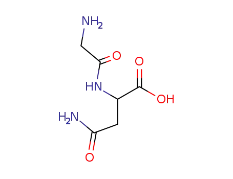 Molecular Structure of 32729-21-8 (GLYCYL-DL-ASPARAGINE)