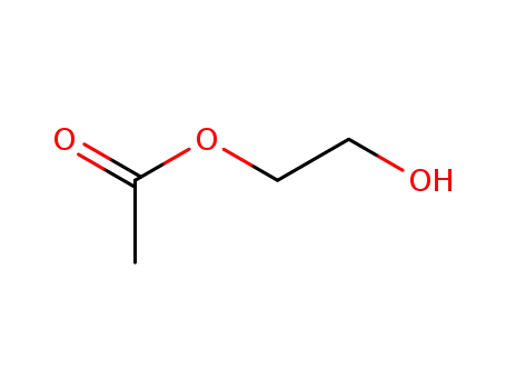 Molecular Structure of 542-59-6 (2-HYDROXYETHYL ACETATE)