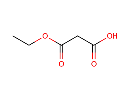 Molecular Structure of 1071-46-1 (Ethyl hydrogen malonate)