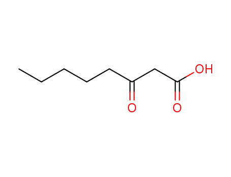Molecular Structure of 13283-91-5 (3-ketooctanoic acid)