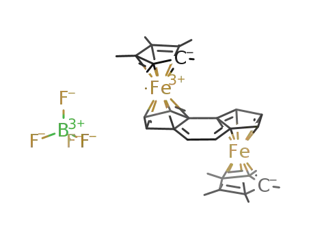 [Cp(*)Fe(as-indacene)FeCp(*)](.+)[BF4(1-)]
