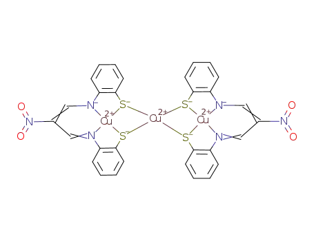 Cu3((bis[(2-mercapto)anil] of nitromalonaldehyde)-3H)2