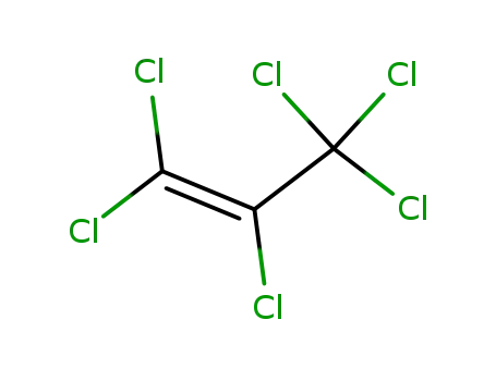 Molecular Structure of 1888-71-7 (1,1,2,3,3,3-hexachloro-1-propene)