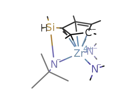 [Zr(η5-C5Me4SiMeH-η1-NBu-t)(NMe2)2]