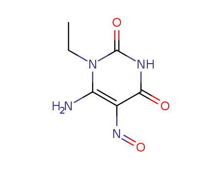 6-Amino-1-ethyl-5-nitroso-1,3-dihydropyrimidine-2,4-dione