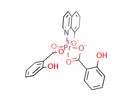 [Pr(salicylate)2(8-hydroxyquinoline(-1H))]