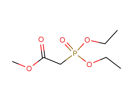 Molecular Structure of 1067-74-9 (Methyl diethylphosphonoacetate)