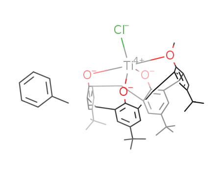 [(tert-butylcalix[4]arene methyl ether)chlorotitanium(IV)] toluene
