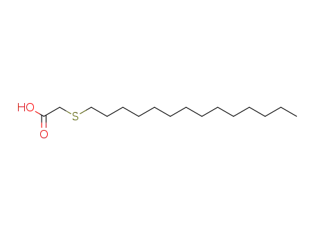 Molecular Structure of 2921-20-2 (Tetradecylthioacetic acid)
