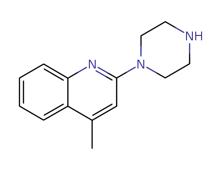 Molecular Structure of 50693-78-2 (4-Methyl-2-piperazin-1-yl-quinoline)
