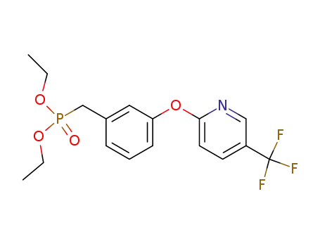 2-[3-(diethoxyphosphorylmethyl)phenoxy]-5-(trifluoromethyl)pyridine