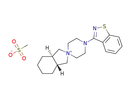 (3aR,7aR)-4’-(benzo[d]isothiazol-3-yl)octahydrospiro[isoindole-2,1’-piperazin]-2-ium methanesulfonate