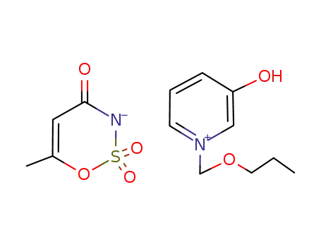 3-hydroxy-1-propoxymethylpyridinium acesulfamate