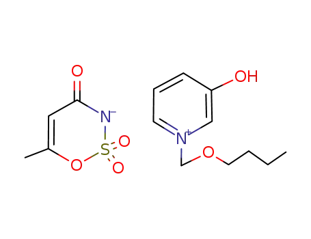 1-butoxymethyl-3-hydroxypyridinium acesulfamate