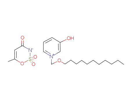 3-hydroxy-1-undecyloxymethylpyridinium acesulfamate