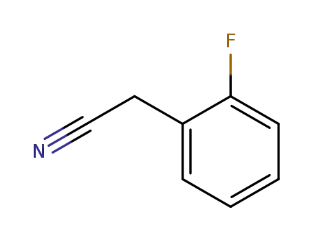 Molecular Structure of 326-62-5 (2-Fluorobenzyl cyanide)