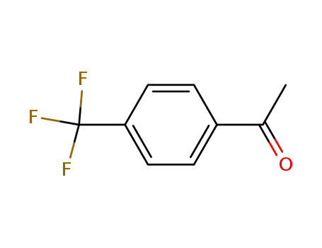 Molecular Structure of 709-63-7 (4'-(Trifluoromethyl)acetophenone)