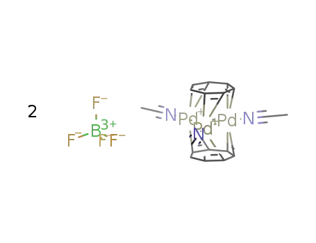 [Pd3(μ3-cycloheptatriene)2(acetonitrile)3][BF4]2