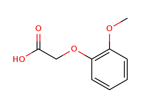 Molecular Structure of 1878-85-9 (2-METHOXYPHENOXYACETIC ACID)