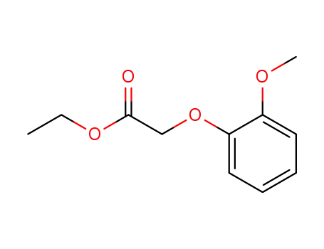 Molecular Structure of 13078-21-2 (ETHYL 2-METHOXYPHENOXYACETATE)
