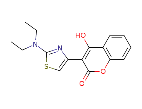 3-(2-diethylamino-thiazol-4-yl)-4-hydroxychromen-2-one