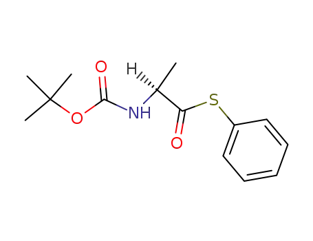 (2S)-2-[(tert-butyloxycarbonyl)amino]thiopropionic acid S-phenyl ester