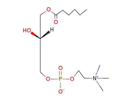 Molecular Structure of 58445-96-8 (L-ALPHA-LYSOPHOSPHATIDYLCHOLINE, CAPROYL)