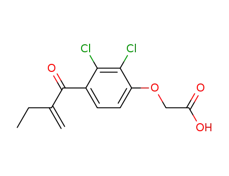 Molecular Structure of 58-54-8 (Ethacrynic acid)