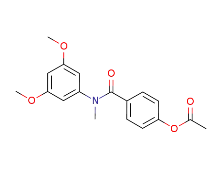 4-{[(3,5-dimethoxyphenyl)(methyl)amino]carbonyl}phenyl acetate