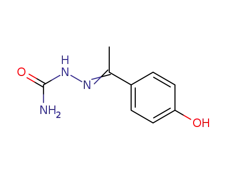 Molecular Structure of 22107-31-9 (Hydrazinecarboxamide, 2-[1-(4-hydroxyphenyl)ethylidene]-)