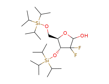 2-deoxy-2,2-difluoro-3,5-di-O-(triisopropylsilyl)-D-ribofuranose