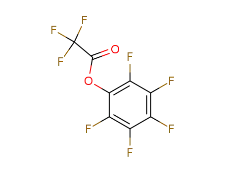 Molecular Structure of 14533-84-7 (PENTAFLUOROPHENYL TRIFLUOROACETATE)