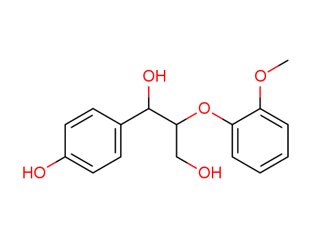 1-(4-Hydroxyphenyl)-2-(2-methoxyphenoxy)propane-1,3-diol