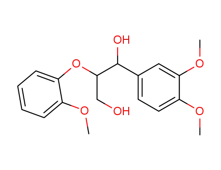 Molecular Structure of 10535-17-8 (veratrylglycerol-beta-guaiacyl ether)