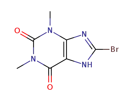 Molecular Structure of 10381-75-6 (8-BROMOTHEOPHYLLINE)