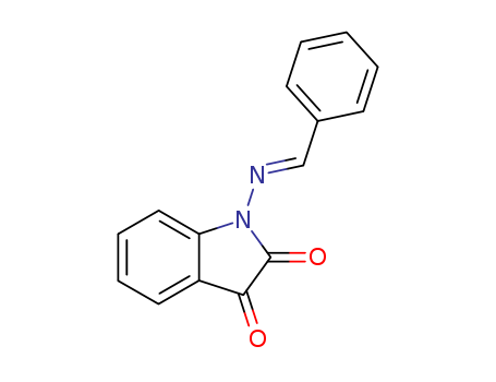 1H-Indole-2,3-dione, 1-[(phenylmethylene)amino]-