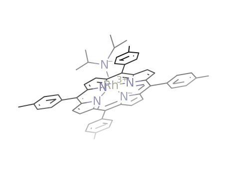 [rhodium(III)(diisobutylamine)(5,10,15,20-tetratolylporphyrin)]