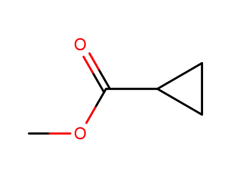 Molecular Structure of 2868-37-3 (Methyl cyclopropane carboxylate)