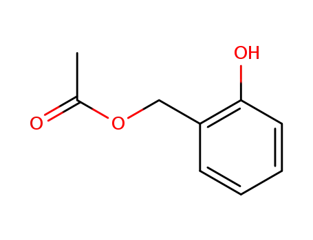 Molecular Structure of 6161-96-2 (Benzenemethanol, 2-hydroxy-, a-acetate)