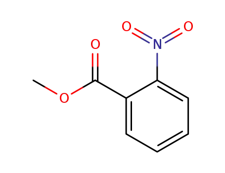 Molecular Structure of 606-27-9 (METHYL 2-NITROBENZOATE)