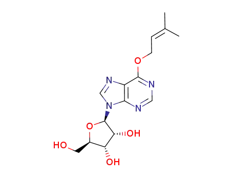 6-(3-methyl-2-butenyloxy)-9-(β-D-ribofuranosyl)purine