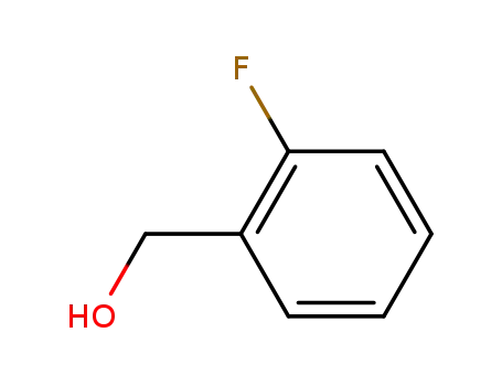 Molecular Structure of 446-51-5 (2-Fluorobenzyl alcohol)